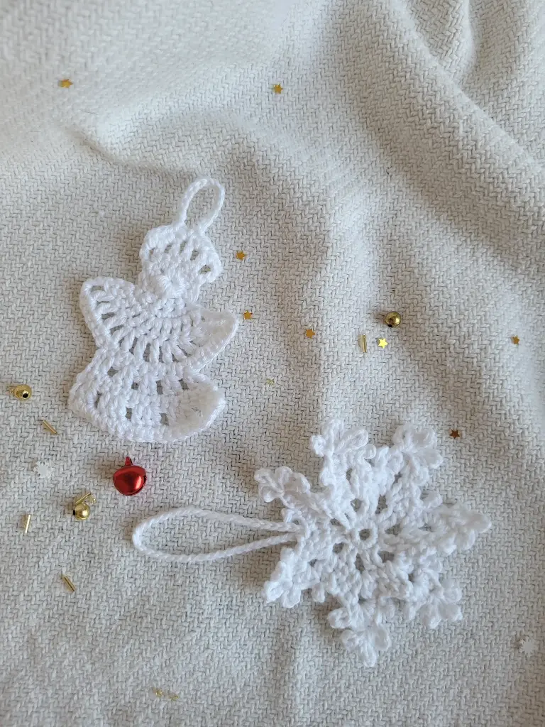 Ange et Flocon de Neige 